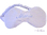 Personalisierte Schlafmaske Vichy bleu, bestickt