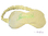 Personalisierte Schlafmaske Vichy kiwi, bestickt